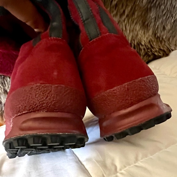 👑✅PRICE FIRM✅NO OFFERS👑RARE Adidas Burgundy Sports Boots - Picture 6 of 15